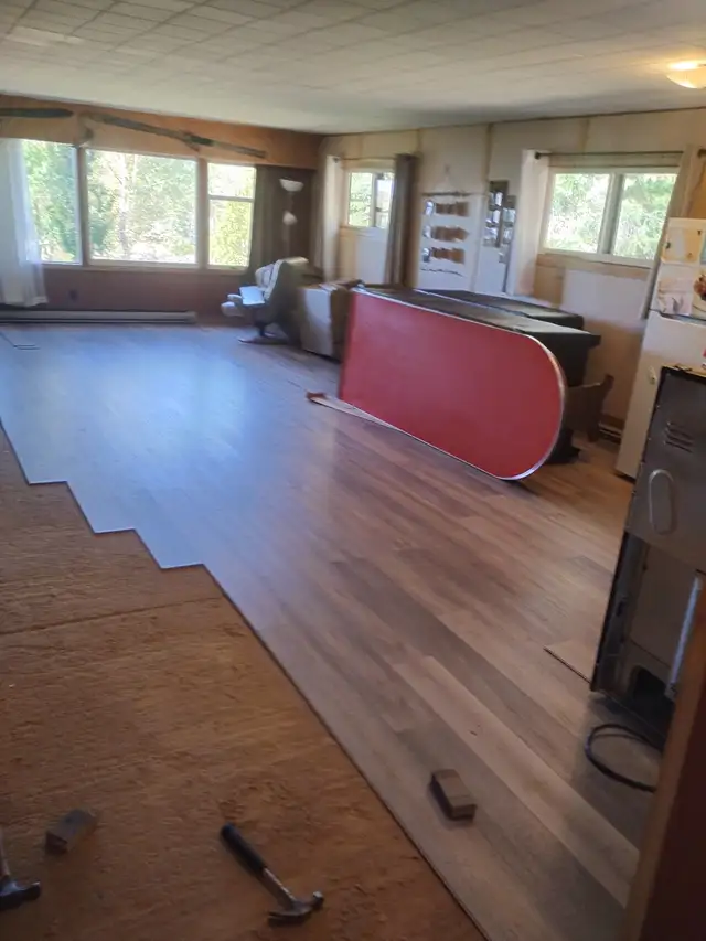 Flooring install. Only 1.50/ft65198306465409127