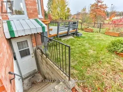3 Bedrooms Basement With Separate Entrance For Rent. Gorgeous Executive Home With Back To Onto Park....