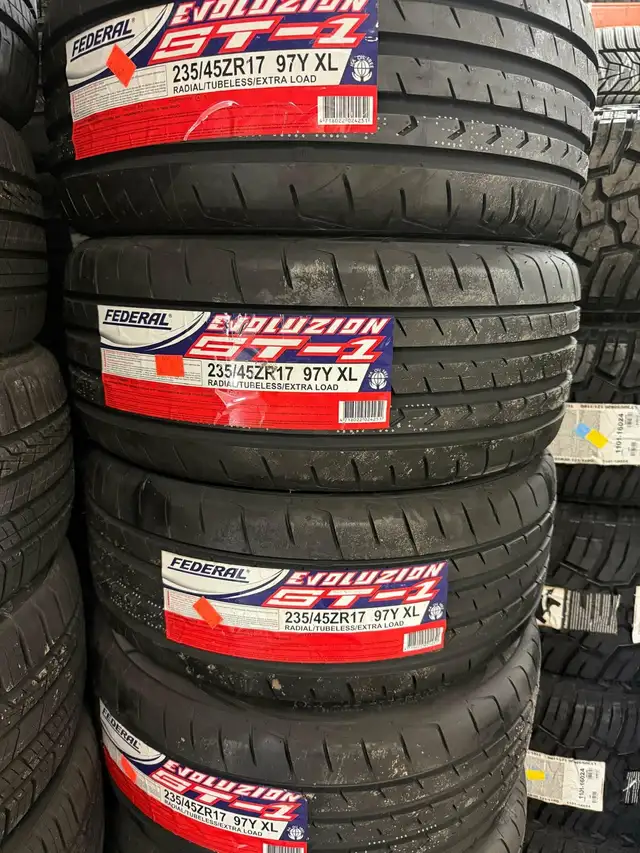 235/45ZR17 FEDERAL EVOLUZION SUMMER TIRES ! FULL SET PRICE! in Tires & Rims in Markham / York Region - Image 2