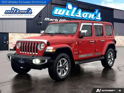 Check out this certified 2021 Jeep Wrangler Unlimited Sahara | V6 | Leather | Tow Pkg | Nav | Adapti...
