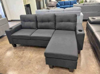 Fabric Dreams: Sectional Sofa with Doorstep Delivery Included