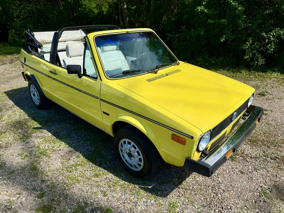 1981 Volkswagen Rabbit Deluxe 2dr Karmann Convertible | Classic Cars ...