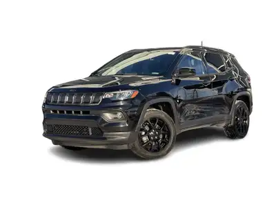 2022 Jeep Compass Altitude I4 4D Sport Utility 4WD 9-Speed Automatic Diamond Black Crystal Pearlcoat...