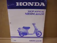 Unused Honda shop/service manual HM 1079 1983 NB 50M Aero 50