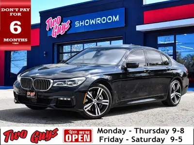 2019 BMW 7 Series 750i xDrive Carbon Black Metallic *UPGRADED STAGGERED 20 RIMS*, *HEATED + COOLED L...