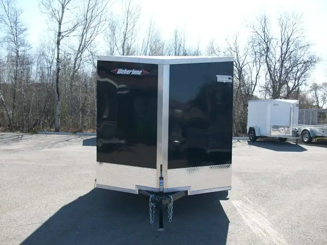 2025 Weberlane VTT 7' X 10' V-NOSE 1 ESSIEUX 78in.HT. RAMPE VTT  in Cargo & Utility Trailers in Laval / North Shore - Image 3