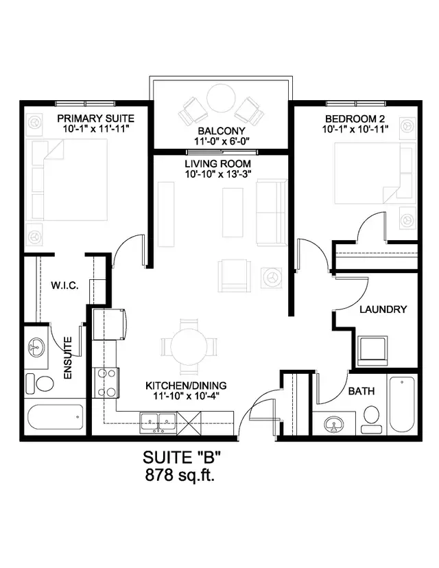 Bluewater Apartment - 2 Bed 2 Bath **$699 Security Deposit Promo in Long Term Rentals in Red Deer - Image 4