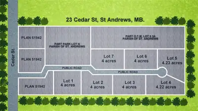 R13//St Andrews/Wonderful Development Opportunity awaits in the Rural Municipality of St. Andrews. T...
