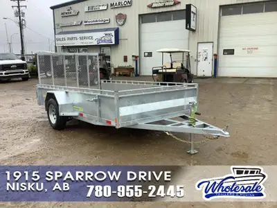 2026 One Sixteen Trailers BT7212UG Model - 6 x 12 Galvanized Single Axle Utility Trailer Standard Fe...