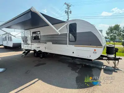 Forest River Wildwood X-Lite travel trailer 25ICE highlights: Front Private Bedroom Large Slide Out...