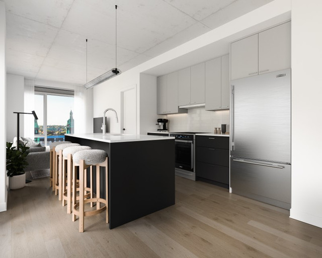 2cc condo appartement locatif Ville-Marie pont Jacques Cartier dans Locations longue durée  à Ville de Montréal - Image 3
