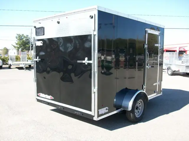 2025 Weberlane VTT 7' X 10' V-NOSE 1 ESSIEUX 78in.HT. RAMPE VTT  in Cargo & Utility Trailers in Laval / North Shore - Image 5