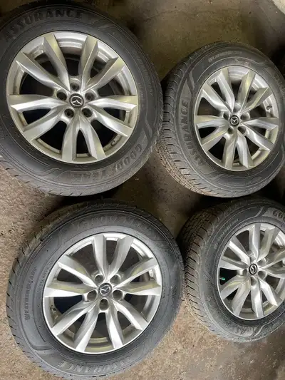 Set of four 18-inch rims only that came off a 2016 Mazda CX-9 *Bolt Pattern: 5x114.3 *Center Bore:67...