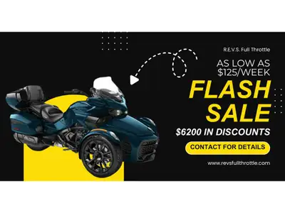 2024 Can-Am Spyder F3 Limited - DARK Engine Type: In-Line Displacement: 81.1 cu. in. (1330 cc) Bore...