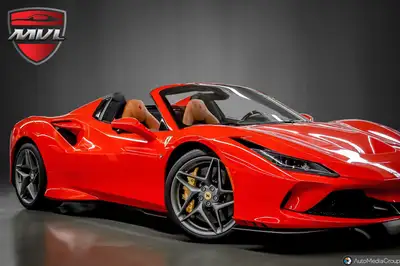 2023 Ferrari F8 SpiderRosso Scuderia on Cuoio 4609 FACTORY OPTION LISTING: Apple CarPlay Adaptive Fr...