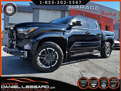 TOYOTA TACOMA TRD SPORT+ 4X4 DOUBLECAB MANUELLE SHORT BOX, MAG 18" TOIT VOLANT+SIÈGES CHAUFFANT POUR...