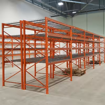 Canadian Rack has one of Canada's largest selection of sizes of RediRack pallet racking in stock. Re...