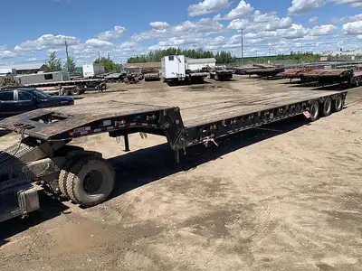 AMVIC licensed business SN1598 2009 Scona Tridem Scissor Neck 9'W x 53'L, Lower Deck 40', Top Deck 7...