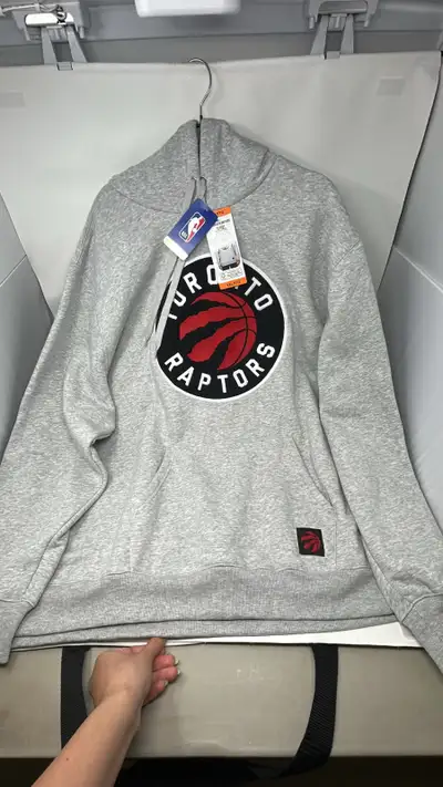 BRAND NEW ORIGINAL NBA TORONTO RAPTORS HOODIE SIZE XXL COLORGREY, View more