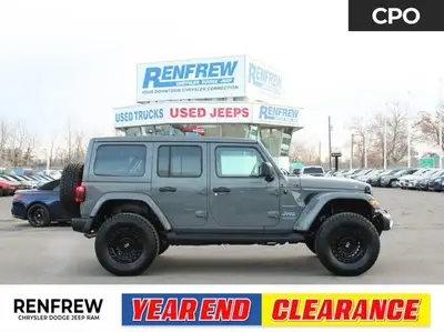 Shop this Used 2021 Jeep Wrangler 4xe Unlimited Sahara with hybrid power, Apple CarPlay/Android Auto...
