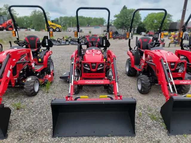 Mahindra 1120 Tractor with Loader & 54 in Mower | Farming Equipment ...