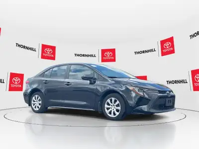 Thornhill Toyota Proudly Presents This Black 2022 Toyota Corolla with LE CVT Package, Featuring:~ On...