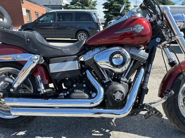 2009 Harley-Davidson Fat Bob ~ FAT BOB ~ 96CU ~ V&H EXHAUST ~ LO in Street, Cruisers & Choppers in City of Toronto - Image 11