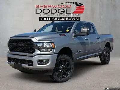 NIGHT EDITION -inc: Black RAM's Head Tailgate Badge Wheels: 20 x 8 Black Aluminum Black Wheel Centre...