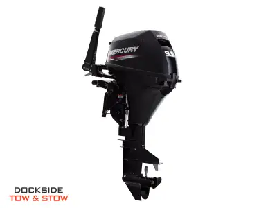 The Mercury 9.9 EH 4-Stroke is a lightweight, reliable outboard designed for small boats, inflatable...