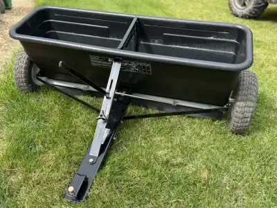 Grass/Fertilizer spreader for lawn tractors, View more