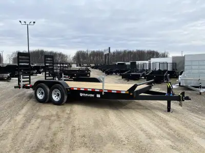 Canada Trailers Equipment Hauler Trailer 15,120 lbs. GVWR is $7,545.00 or $150.89/month! Ord: 84362-...