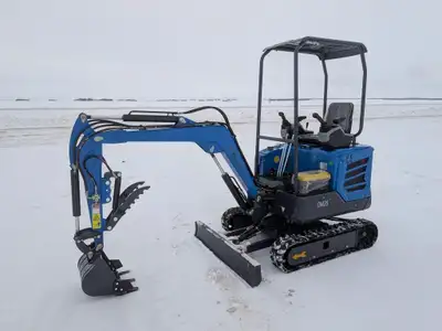 2025 AGROTK DM20 Mini Excavator - pilot controls, Kubota engine, 17 inch dig bucket, hydraulic thumb...