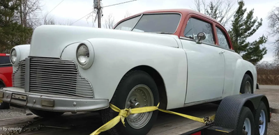1950 Dodge in running and driving condition that has been modified with a 350 V8 and automatic trans...
