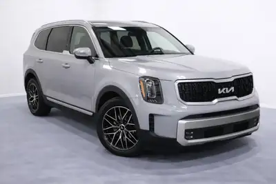 The 2024 Kia Telluride EX AWD in a sophisticated gray finish is the ideal SUV for those seeking a pe...
