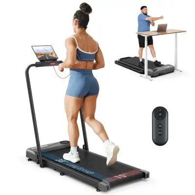 BRAND NEW - Walking Pad, 2 in 1 Foldable Under Desk Treadmills.., View more