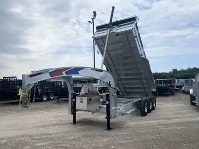 K-Trail Galvanized Gooseneck Expert Dump Series Trailer 23,995 Lb is $23,145.00 or $462.85/month! Or...