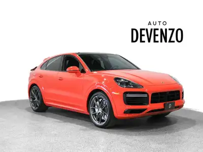 Exceptionnel 2020 Porsche Cayenne Turbo Coupe présenté dans la spectaculaire couleur Lava Orange, co...
