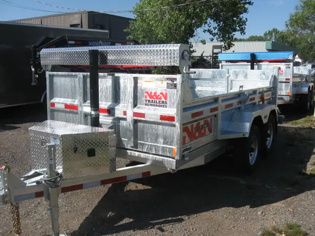 2026 N&N 6X12 Dompeur  Galvanisé a chaud in Cargo & Utility Trailers in Québec City - Image 5