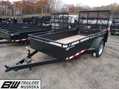 anada Trailers 5' by 10' ft Utility trailer, with a max weight of 2,990lbs. Perfect for hauling toys...