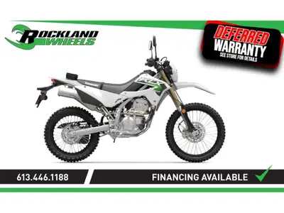 2026 Kawasaki KLX300 La KLX300 est une moto double usage légère et très polyvalente, conçue pour con...