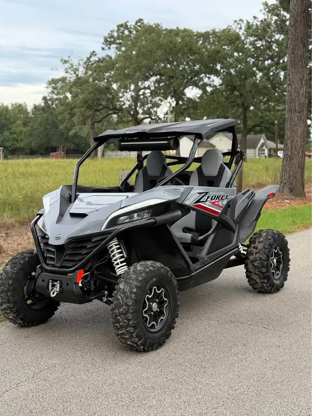 ATV Weather Protection KEMIMOTO Aluminum Lower Doors For CFMOTO ZForce - Black Powder Coated UTV Door Inserts CFMOTO Accessories