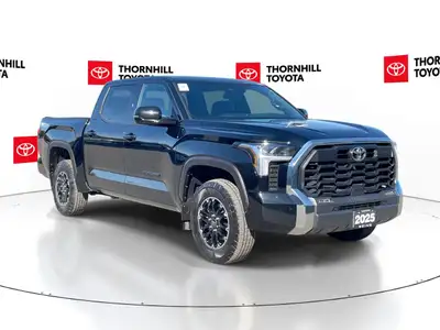 Thornhill Toyota Proudly Presents This Black 2025 Toyota Tundra Crew Max SR with SR5 TRD OFFROAD Pac...
