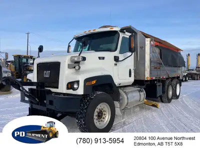 2016 Caterpillar CT681SG T/A Dump/Plow Truck Cat C13 engine, Cat automatic transmission, Double diff...