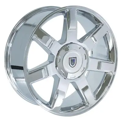 Brand Name:Sport Concepts Model:858 Size22X9 Bolt Pattern6x139.7 Offset15 Color:Phantom Chrome Hub B...