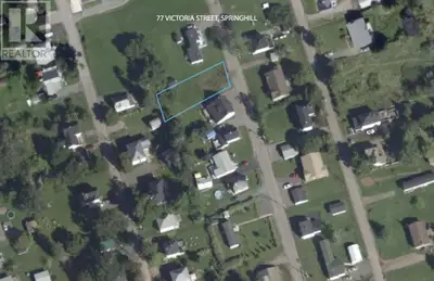 0.15 ACRE BUILDING LOT LOCATED on Victoria St in Springhill NS! The lot offers walking distance to b...