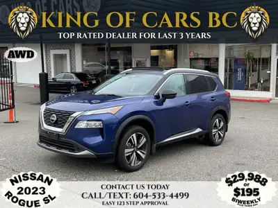 2023 NISSAN ROGUE SL Stock Number: P215586 VEHICLE OPTIONS AWD, LED Headlights, Alloys, 5 Passenger...