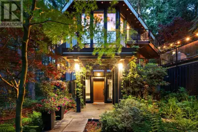 Looking for a romantic West Coast oasis? This one-of-a-kind home, designed by an architect, sits on...