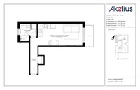 Renovated Akelius studio apartment for rent. Located near Decelles Ave in the Cote-des-Neiges neighb... (image 8)