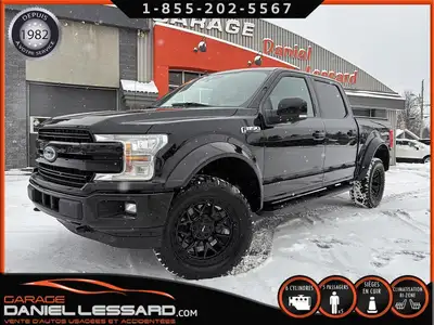 LARIAT SPORT CREW CAB, BTE COURTE, 502A, CUIR CHAUF ET CLIM, LUM LED, RATIO 3,55, GPS, MAG 20 REPRIS...