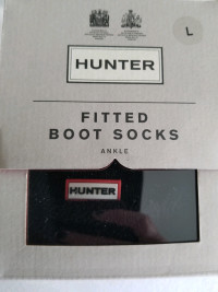 HUNTER ankle-length boot socks ~ 8-10 NEW